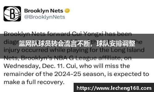 篮网队球员转会流言不断，球队安排调整