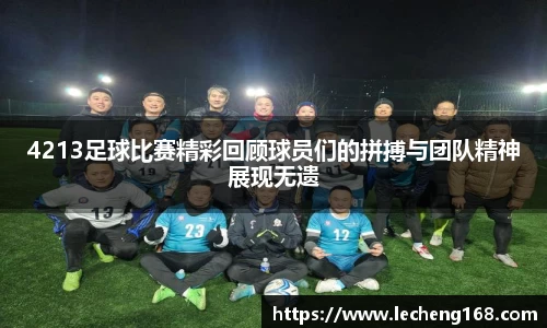 4213足球比赛精彩回顾球员们的拼搏与团队精神展现无遗