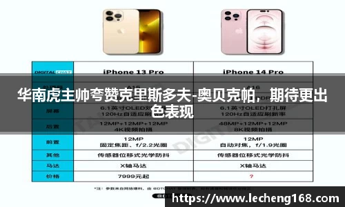 华南虎主帅夸赞克里斯多夫-奥贝克帕，期待更出色表现